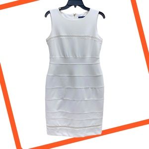 Fitted White Tommy Hilfiger Dress
